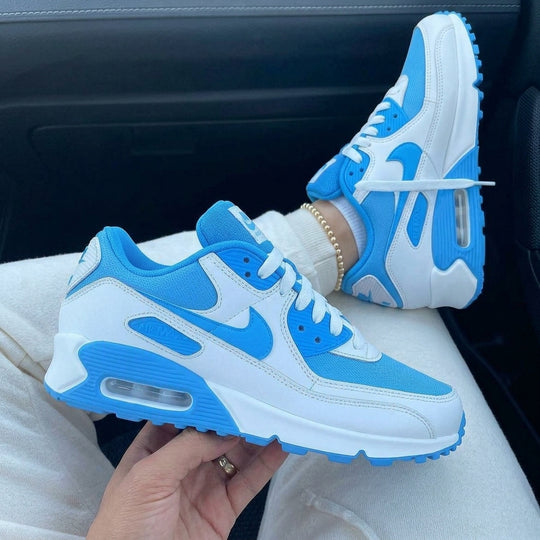 Custom Air Max 90 White Baby Blue