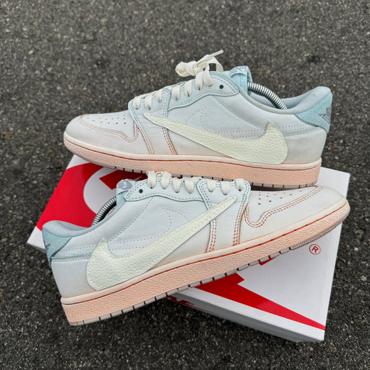 Custom Dunk Baby Blue And Baby Pink With Textured Swoosh 