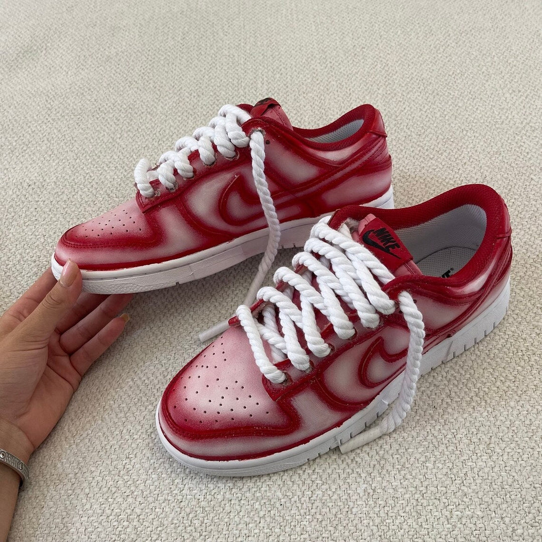 Custom Dunk Red Translucent Material