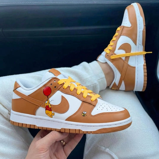 Custom Dunk Tan Yellow Winnie The Pooh Bee