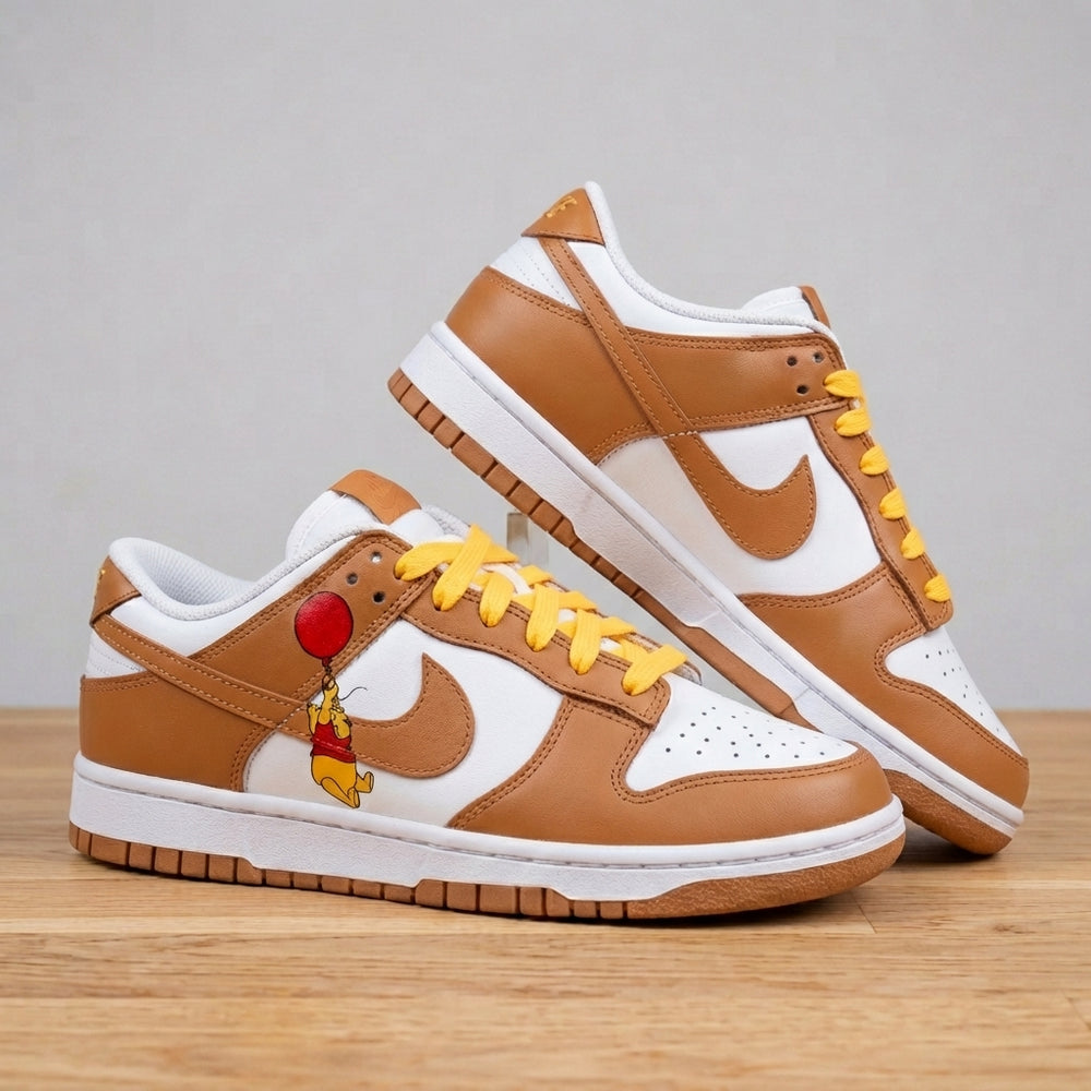 Custom Dunk Tan Yellow Winnie The Pooh Bee
