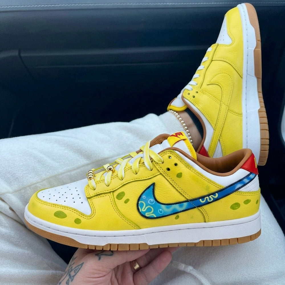 Custom Dunk Yellow SpongeBob Theme