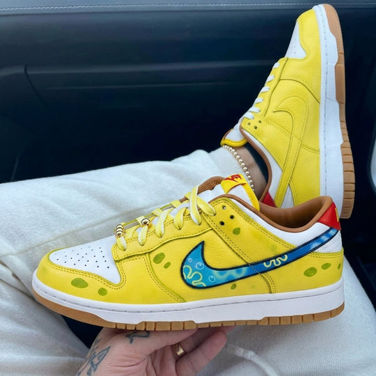 Custom Dunk Yellow SpongeBob Theme