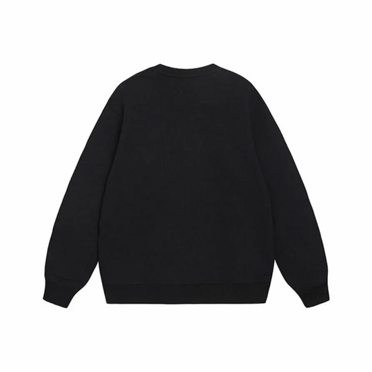 Custom Embroidery Nike Sweatshirt Black With Stitched Bunny Design