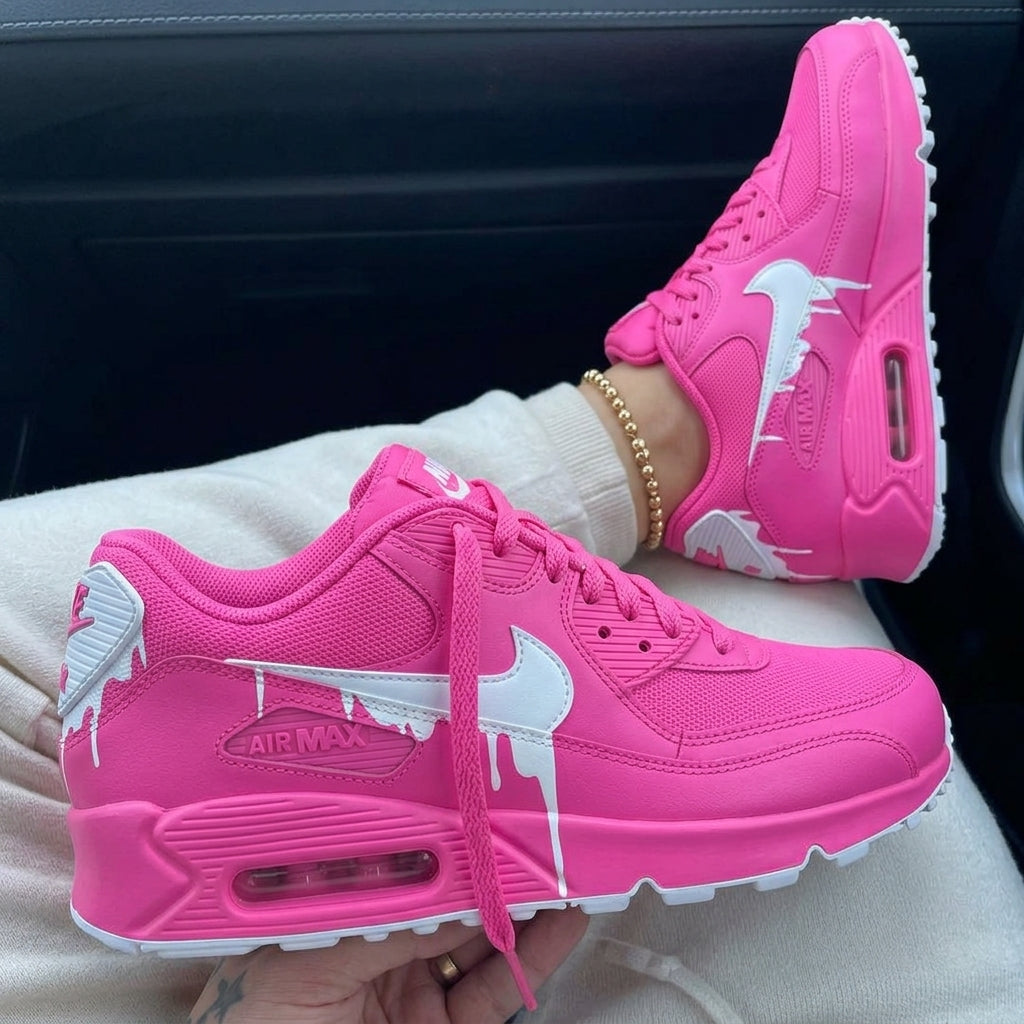 Custom Nike Air Max 90 Pink Drip