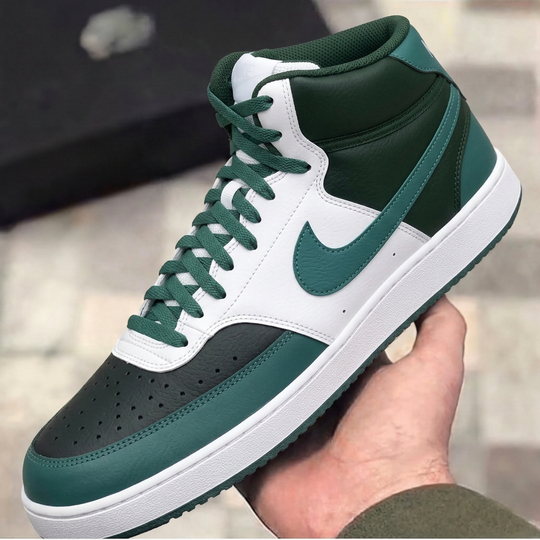 Custom Nike Court Vision Dark Green Black