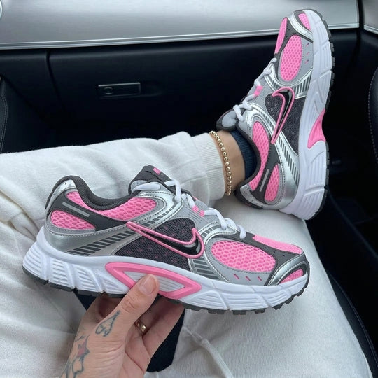 Custom Nike NIKE V5 RNR Baby Pink Silver Black Mesh