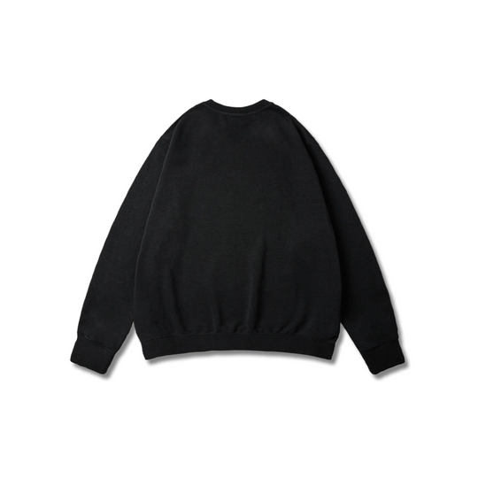 Custom Nike Sweatshirt Black Bear Outline Design