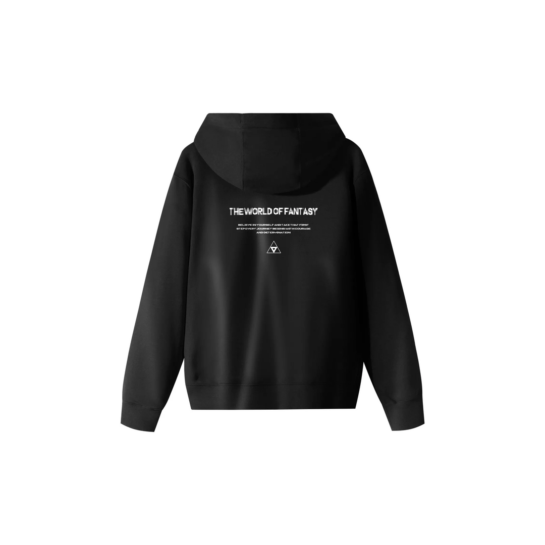 Custom Nike Sweatshirt Black Featuring Ear - Phoned Girl Art