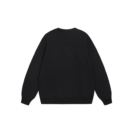 Custom Nike Sweatshirt Black Featuring Paisley Design
