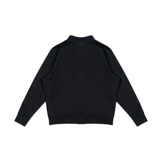 Custom Nike Sweatshirt Black With Chinese Knot Buttons