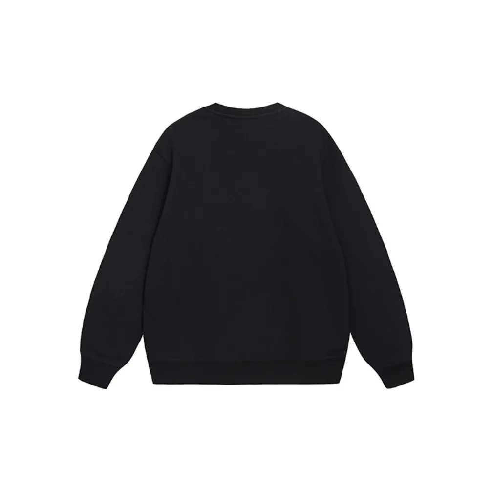 Custom Nike Sweatshirt Black With Eye And Love Motif