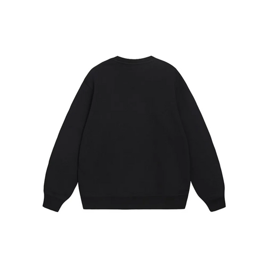 Custom Nike Sweatshirt Black With Eye And Love Motif