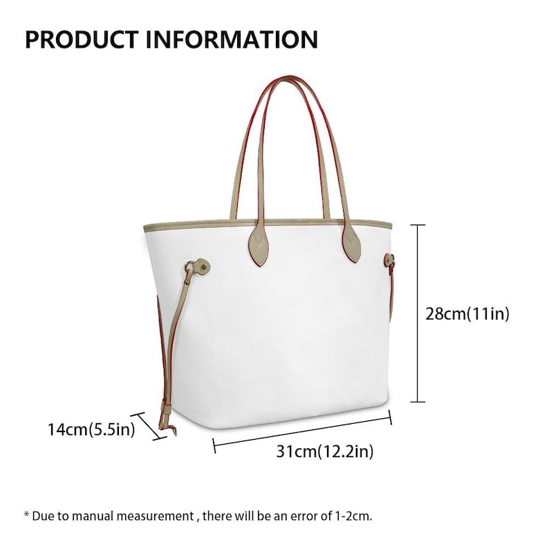 Product Title
Fashion White Betty Boop Printed Large Capacity Women's Leather Tote Top Handle Shoulder Handbag, Ideal Matching Accessory for Custom Air Force 1 Custom Sneakers
