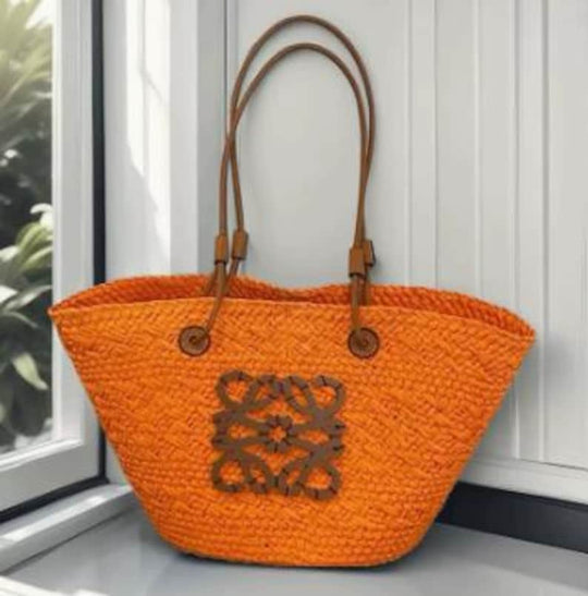 Product Title:
2024 Summer Fashion Handwoven Raffia Straw Tote Bag Multi-color Optional Large Capacity Holiday Beach Shoulder Bag Perfect Match with Custom Air Force 1 Custom Sneakers