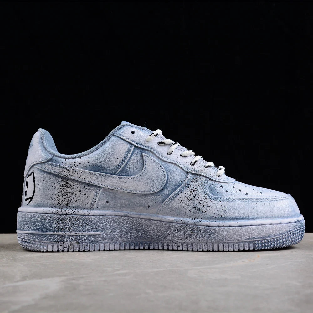 Blue Chrome Hearts Custom Air Force 1