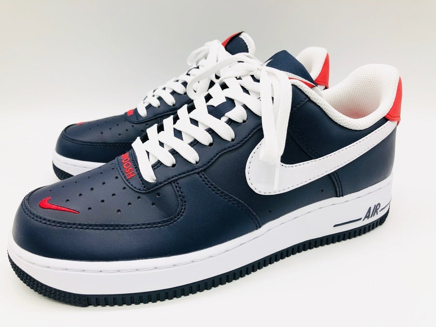 Custom Air Force 1 Bule Red White
