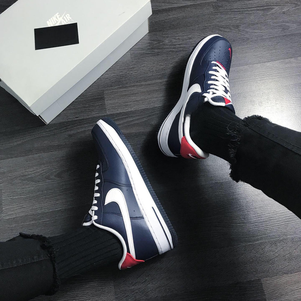 Custom Air Force 1 Bule Red White