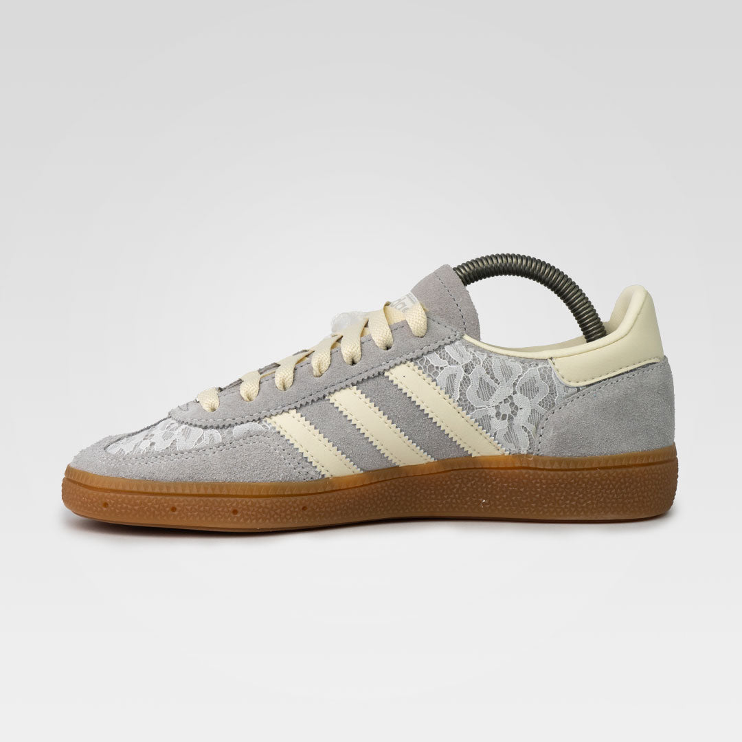 Custom Adidas Gray Beige Openwork Lace