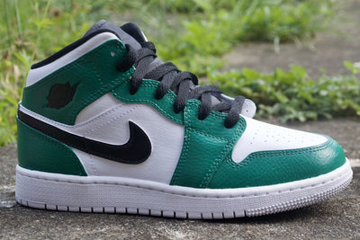 Custom Air Jordan 1 Green White