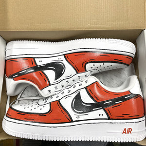 Custom Air Force 1 cartoon