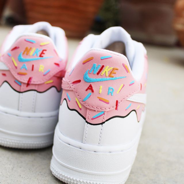 Custom Air Force 1 CLEAR DONUT â Lilaccustom