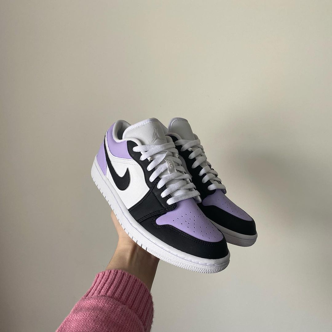 Custom Jordan 1 purple black