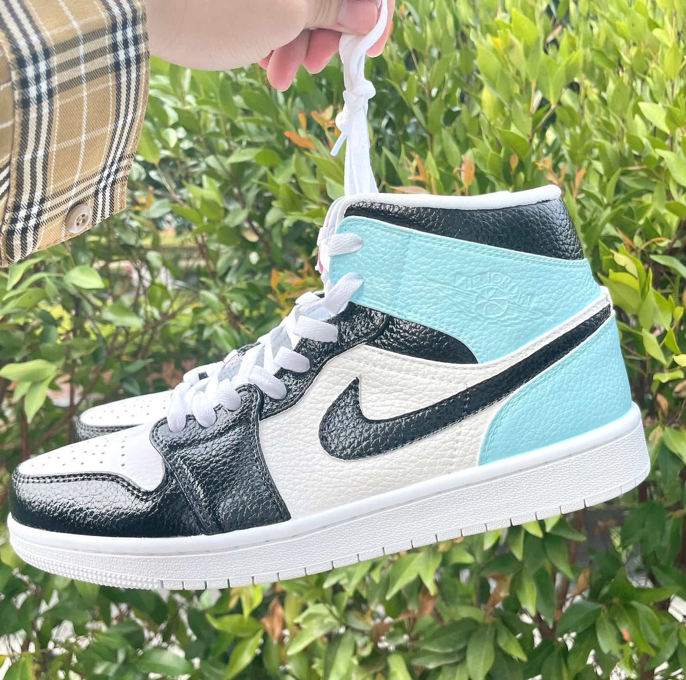 Air Jordan1custom-blue black