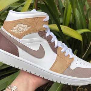 Custom Air Jordan 1 Coffee