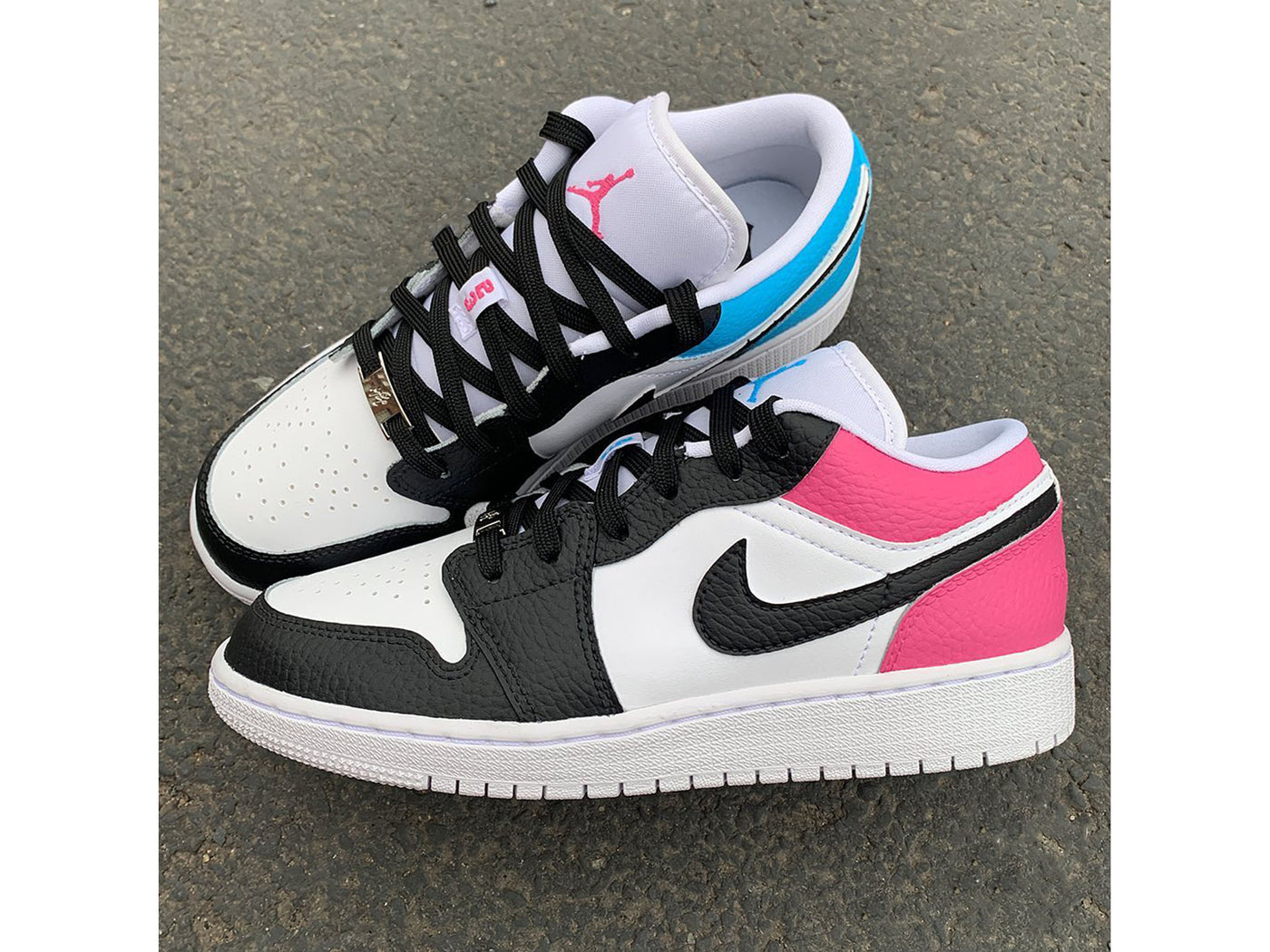 Black pink Jordan 1Custom