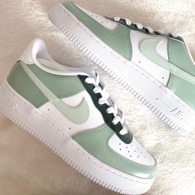 Custom Air Force 1 TRIPLE SAGE