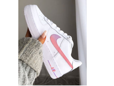 Gradient Pink Air Force One Custom