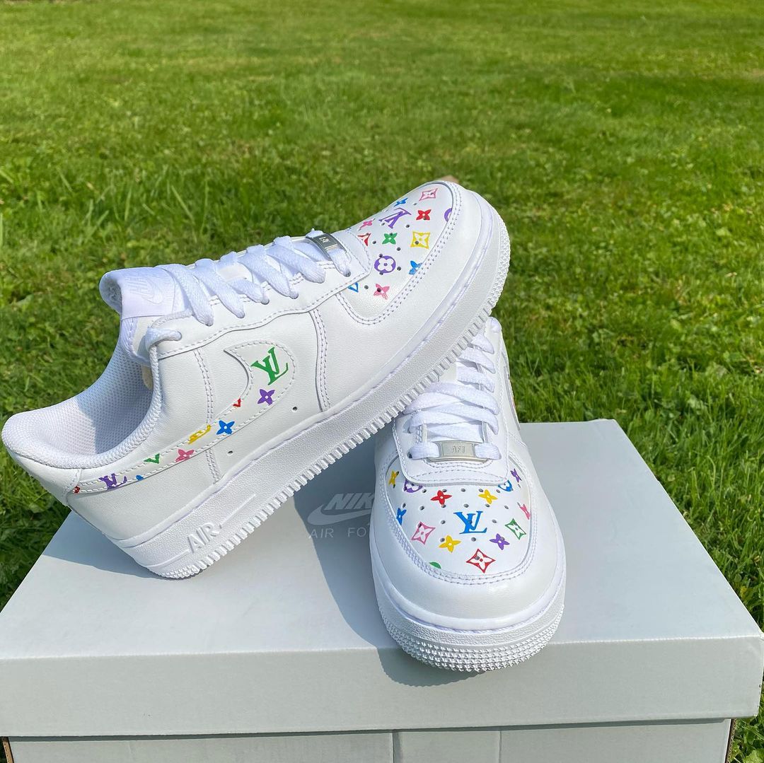 Air Force One Custom Floral&LV