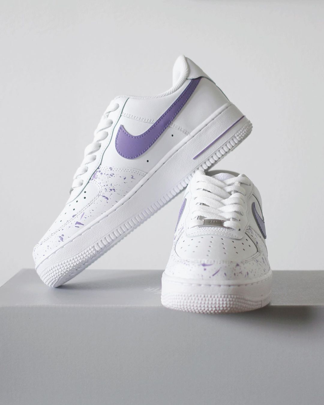 Purple Air Force 1 Custom