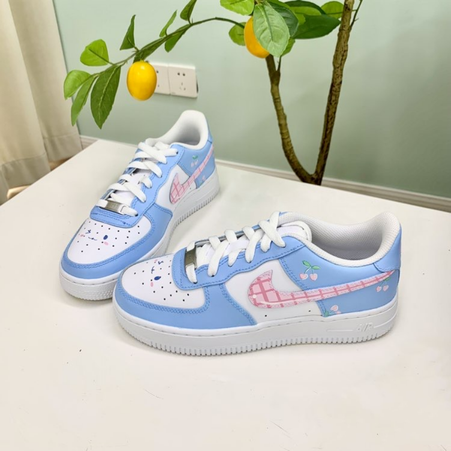 Air Force 1 Pom Pom Purin Baby Blue