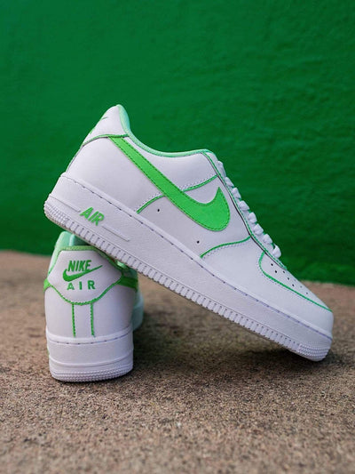 Lucky Mood Collection Mint Green Outline Air Force 1