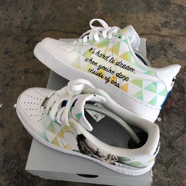 Custom Air Force 1 Mac Miller - Memorial Of Malcom McCormick