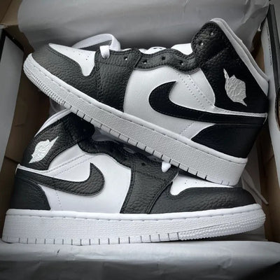 Black White Air Jordan 1 Custom