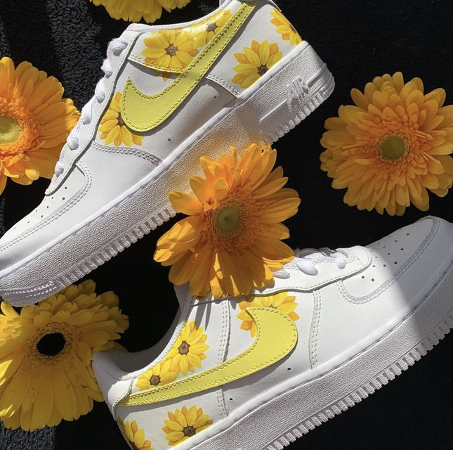 Custom Air Force 1 Sunflower