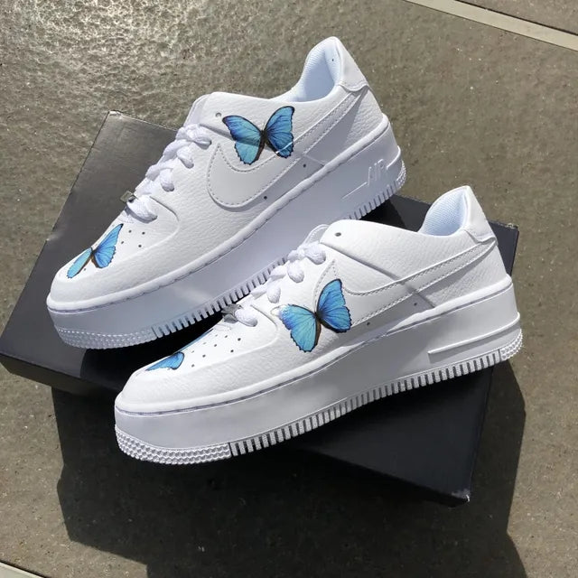Custom Air Force 1 Butterfly Sage