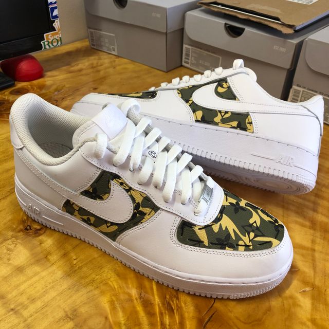 Custom Air Force 1 CAMO LEATHER