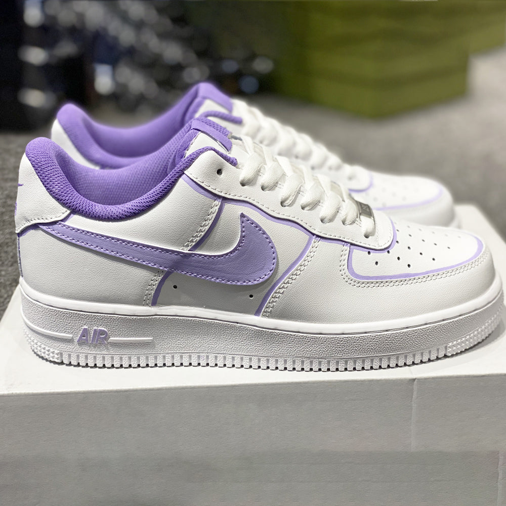 LILAC PURPLE OUTLINE AIR FORCE 1