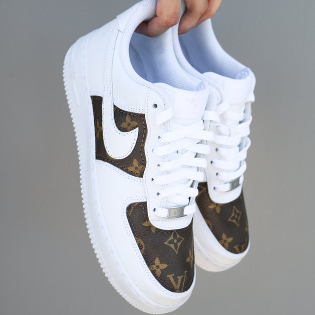 Custom Air Force 1 Chocolate khaki LV