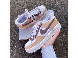 Custom Air Force One Brown Orange