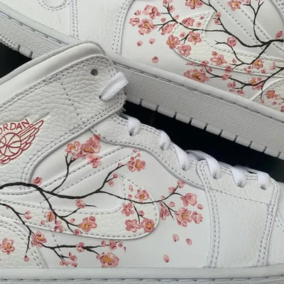 Cherry Blossom Air Jordan 1 Custom