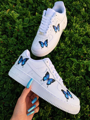 Blue Drip Butterfly AF1