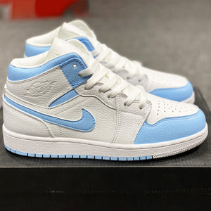 BABY BLUE AIR JORDAN 1 CUSTOM