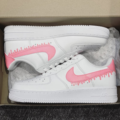 BABY PINK DRIP CUSTOM AIR FORCE 1