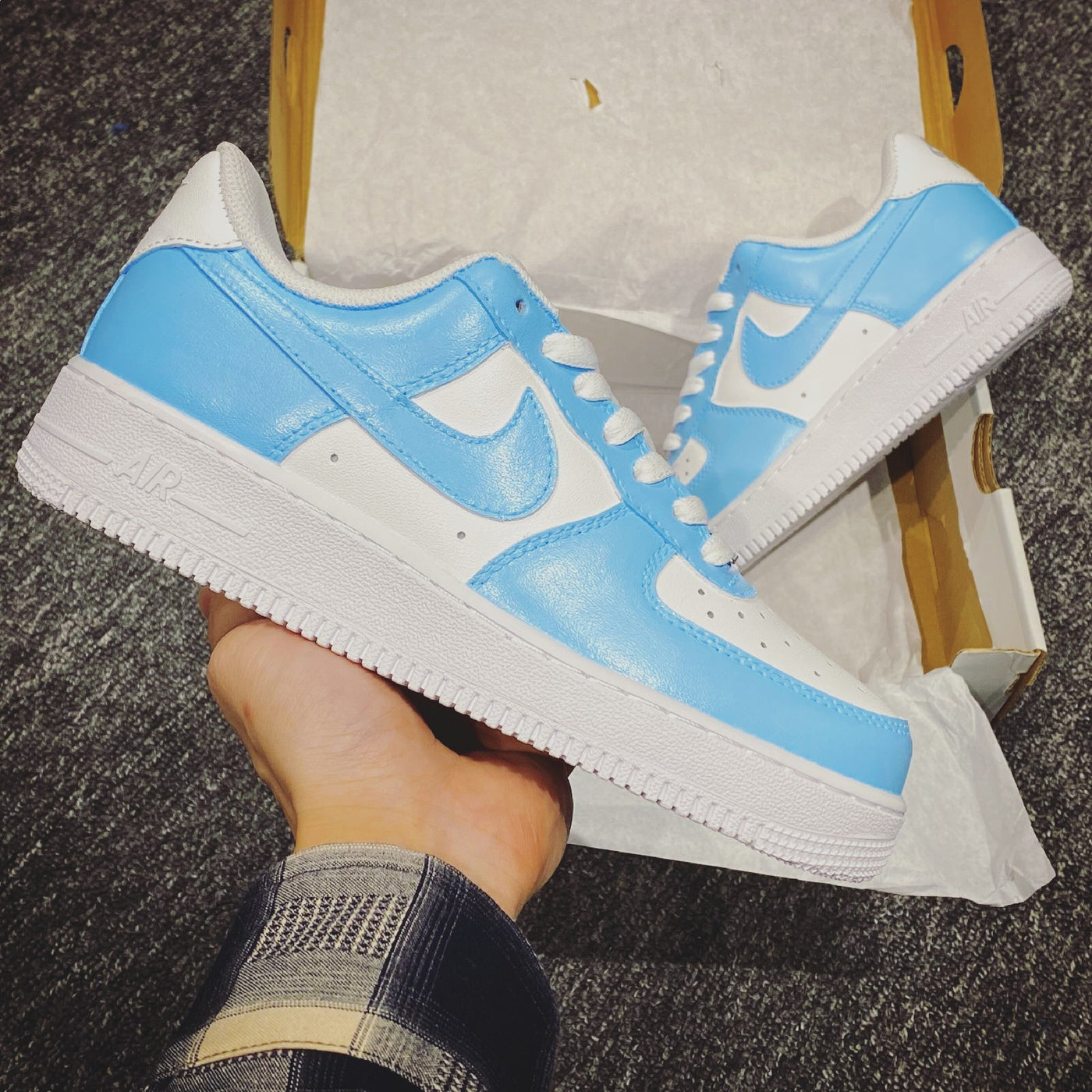 BLUE CUSTOM AIR FORCE 1