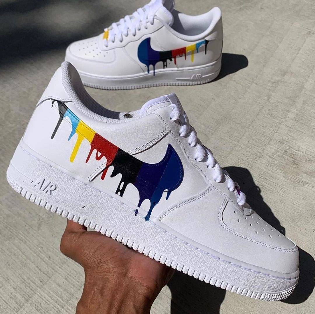 Color stitching_ Air Force One Custom – Lilaccustom